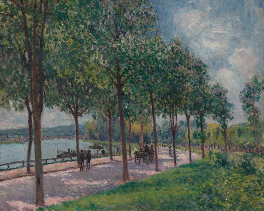 Alfred Sisley landscape, Impressionist art valuation