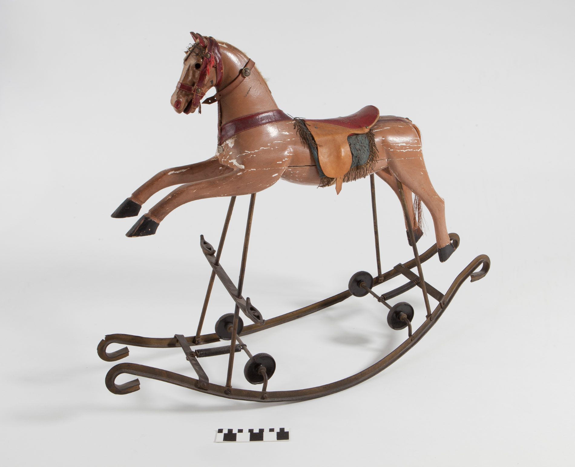 Antique wooden rocking horse, toy valuation