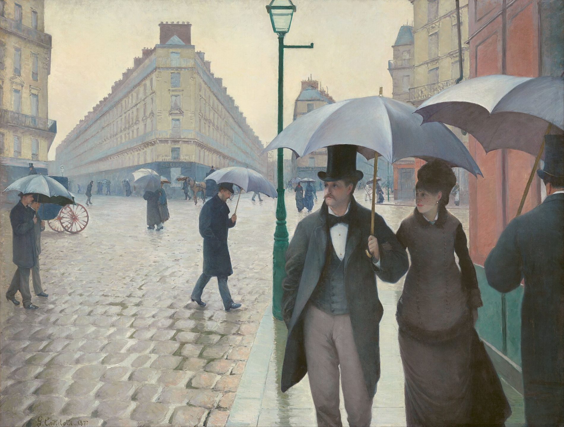 Gustave Caillebotte, Rue de Paris, temps de pluie, 1877