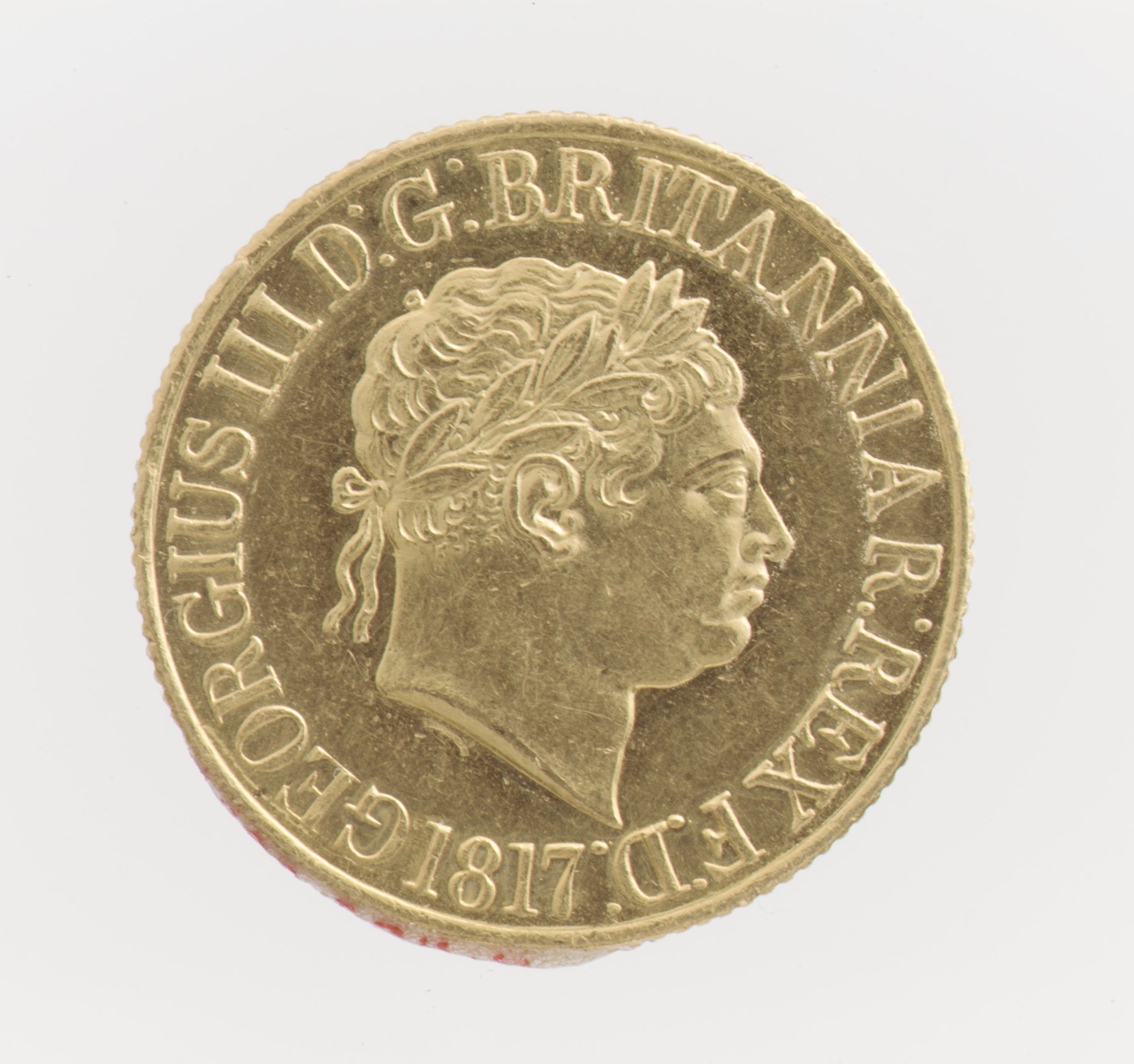 George III gold sovereign, coin valuation