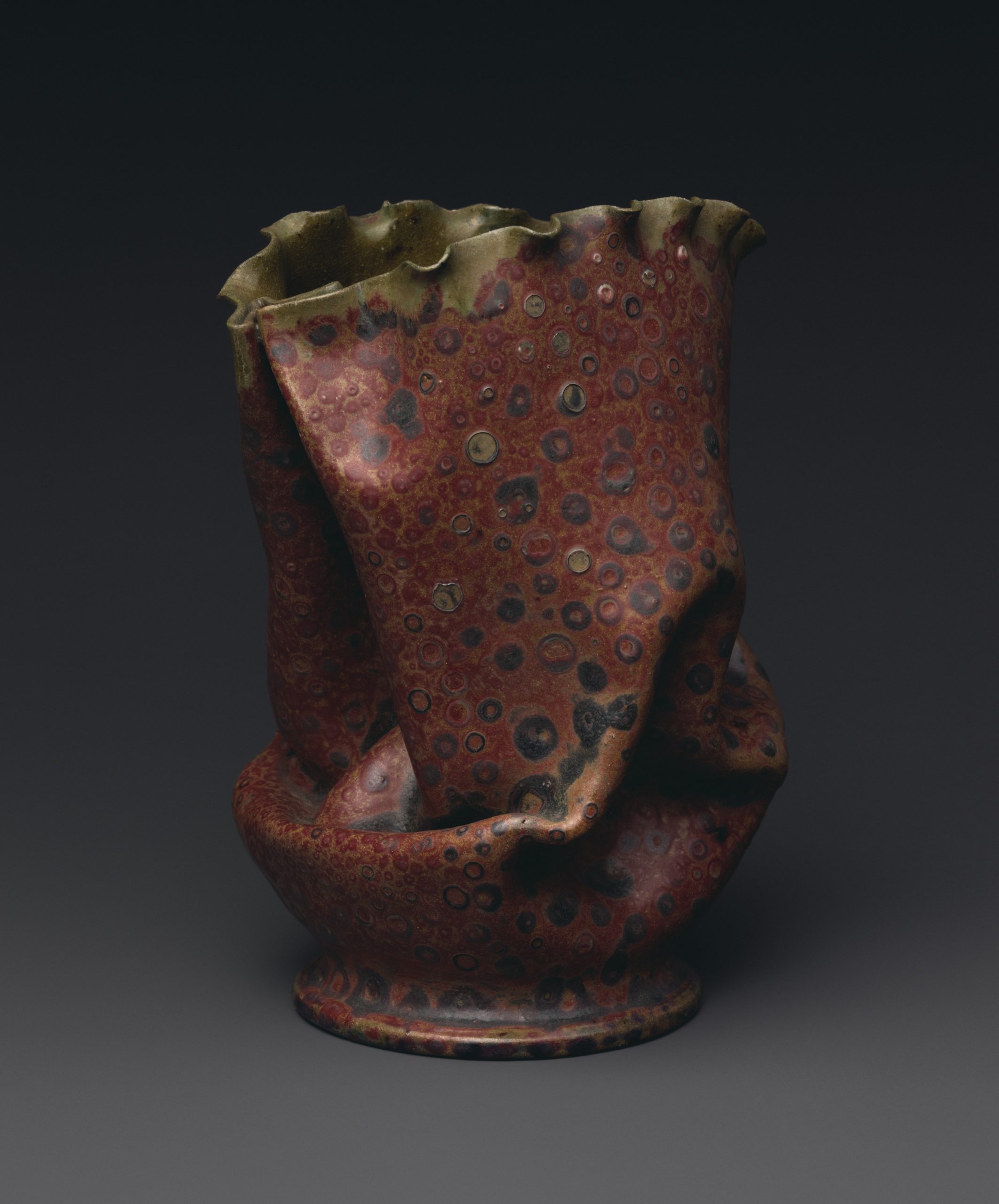 George Ohr vase, contemporary ceramics valuation