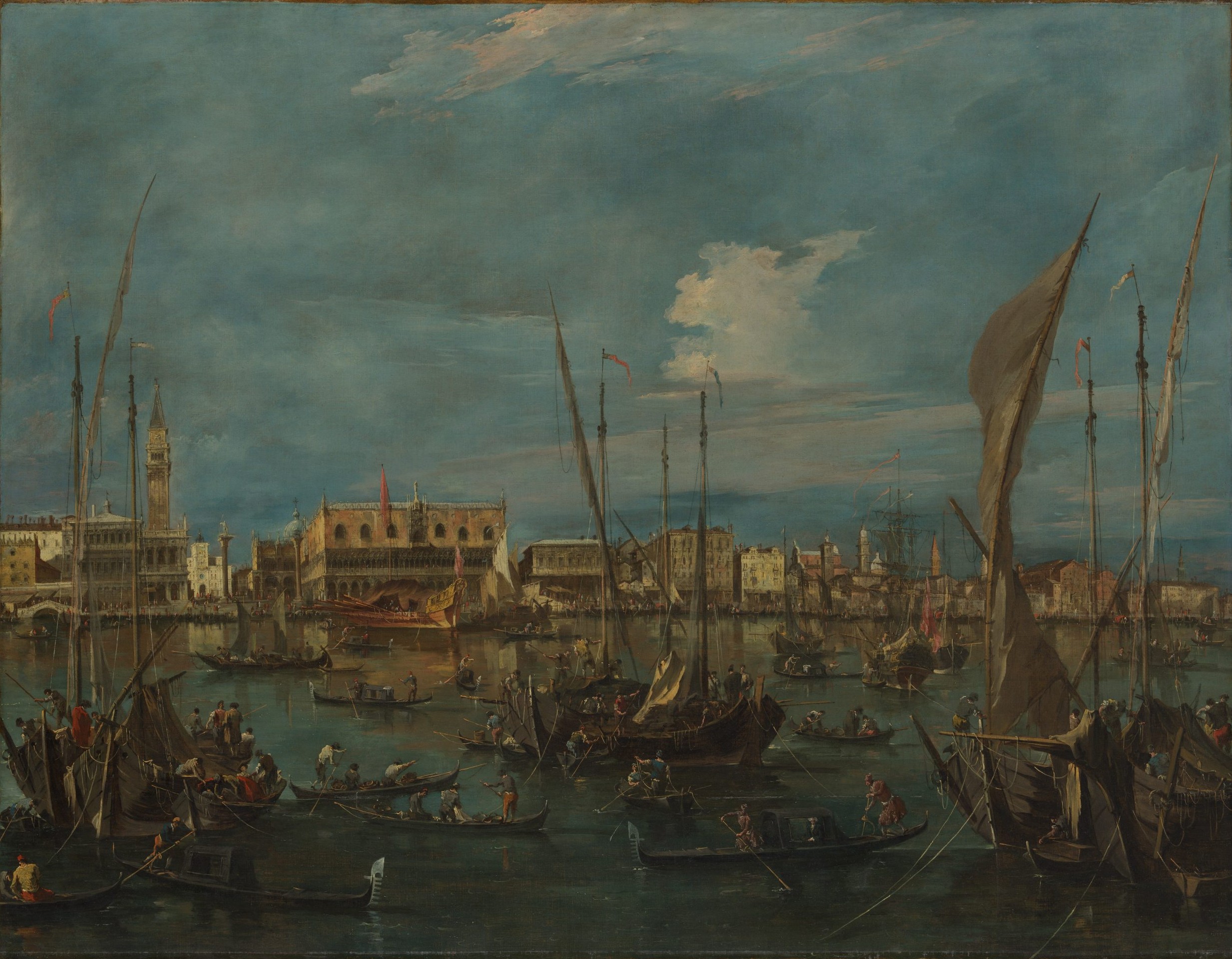 Venetian view, Old Master painting